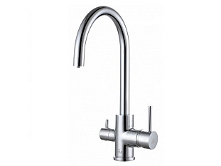 Смеситель высокий Paulmark Es213211, с питьевой водой, хром