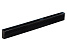 Ручка мебельная, скоба ALM PREMIUM-233, 160 мм, черный хром, Mico