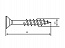 Шуруп по дереву и ДСП потай PZ 3,5х12 пакет 100 шт.