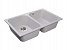 Мойка кухонная Granfest Quarz GF - Z15, 740х480х180мм, серый, искусственный камень