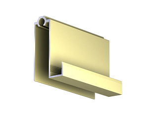 GDS40R Профиль горизонтальный нижний SLIM, золото 3000, Dorwell