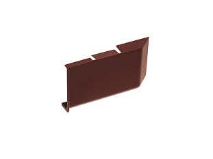 Накладка декоративная для навеса SCARPI-4, коричневая RAL 8016, правая, 290.27.965 HAFELE