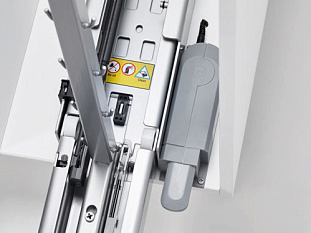 Комплект еТач, электропривод c кабелем для Диспенсы, Тандем II, Конвой Премио, цвет серый, Art. 24407001, Kessebohmer