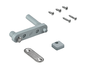 Магнитный фиксатор для Push to Move WingLine L, врезной,серый Art. 9282900, Hettich