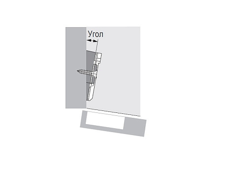 Клиновая планка для монтажной планки Sensys/Intermat, 10A, цинковое литьё Art. 9072534, Hettich