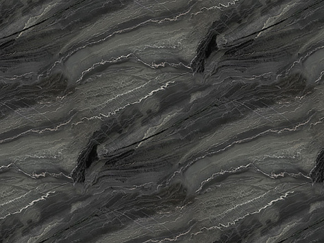 Столешница 3000х600х40 Azurita black 8111/Pt  (1п/5), e2, Slotex