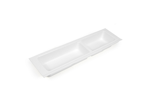 Дополнительный блок-лоток для столовых приборов BLOKI PC11/W/107x430, белый, Boyard