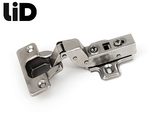 Петля вкладная 110* с доводчиком, clip-on, с ответной планкой H=0, LID