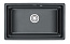 Мойка кухонная Granula KS-7303U, 730х450х195мм,Шварц, искусственный камень, в комплекте
