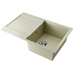 Мойка кухонная Omoikiri Daisen 78-BE, 780х510х230мм, Artgranit/Ваниль, в комплекте