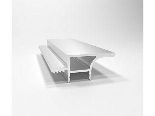 Ручка-профиль, Gola для верхних модулей, 4,0 м, для 16мм ДСП, серебро, LED, Россия