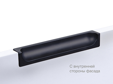 Ручка мебельная торцевая EVA RT020BL.1/000/100, черный, Boyard