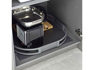 Торн Моушн III, 600 мм, 1 полка, антрацит, цвет дна антрацит, антислип, Art. 2394289846, Kessebohmer