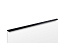 Ручка мебельная, торцевая MONTE RT110BL.1/000/1000, 288х3 / 1000 мм, черный, Boyard