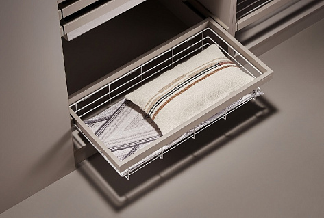 Unihopper Coka корзина выкатная сетчатая, 565-595x445x180 мм, плавное закрывание, Art. WS4170S.060.MK