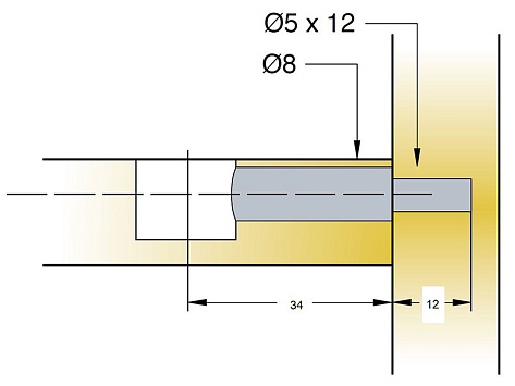 Шток быстрозажимной SYSTEM 5 Quickfit TL5, Арт. 009652-956-101, Titus