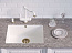 Мойка кухонная Omoikiri Bosen 54-U-BL, 540х440х220мм, Tetogranit/Черный, в комплекте