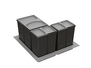 Система сортировки отходов Bin.it Smart модуль 600 мм для коробов InnoTech Atira/ArciTech, Art. 9208752 Hettich