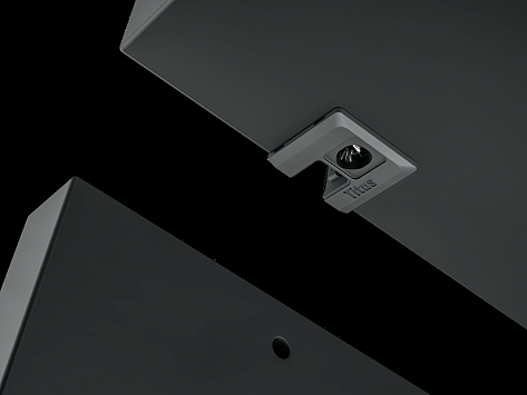 Стяжка-полкодержатель SYSTEM 6 Gen2 Side-entry, белый, Art. 006973-877-001, Titus