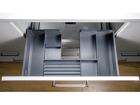 Комплект лотков с держателем задней стенки СТАРТ под мойку, SBH70/GRPH, графит, Boyard