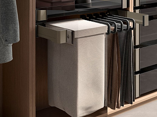 Конеро Комплект Мешок для белья на раме WхD 660-720x450, мешок узкий 1 шт; вешалки 5 шт; , шампань Art. 5497929853, Kessebohmer