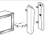 Адаптер для креплений ФриСпейс форте к алюминиевой рамке 20 мм , никель (компл. 2 шт. ) Art. 2722520006, Kessebohmer