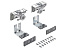 Ком-кт фурн. TopLine L для передней двери до 19мм (max 50 кг) EB31, STB11 Art. 9206500, Hettich