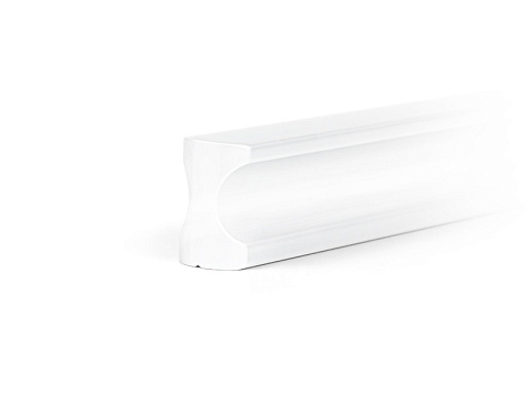 Ручка мебельная, накладная VOLNA RS065W.4/128, 128 мм, белый, Boyard