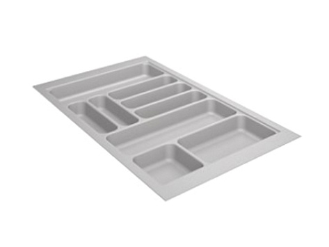 Лоток для столовых приборов OrgaTray 440 для InnoTech Atira/ArciTech, Гл441-520хШ301-350, пластик, серебристый, Art.9194933, Hettich