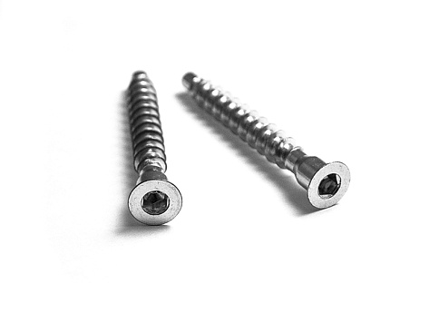 Стяжка саморезная 6,3х50 шестигранник, с коротким дуплом, оцинкованная пакет 100 шт.