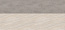 Стеновая панель двухсторонняя 4100х640х8 F676 ST75 Камень Кальвия песочно-серый : F638 ST10 Хромикс серебро, Гр.1-3, Ш, Egger*