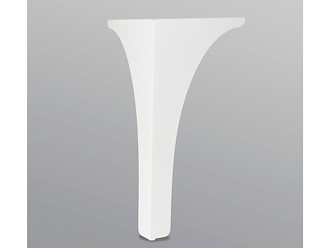 Опора Флоранс, регулируемая, 450мм, стальная, белый матовый