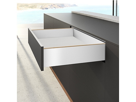 AvanTech YOU, ящик 139х550 мм, на направляющих Actro YOU Silent System, белый