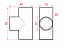 Т-образное соединение для трубы 25 мм