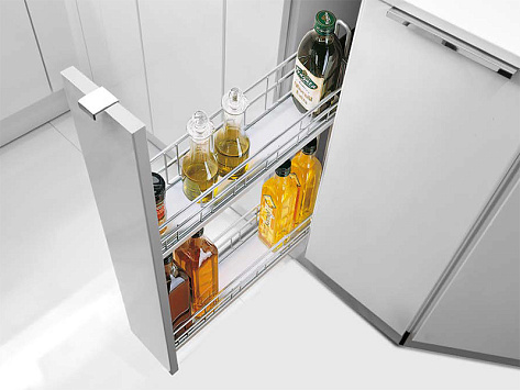 Вставка в корзину Cargo IQ plus шириной 150 мм, прозрачная, пластмасса Art. 9077601, Hettich