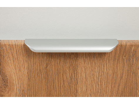 Ручка мебельная, торцевая MONTE RT110SC.1/128/150, 128 / 150 мм, сатиновый хром, Boyard