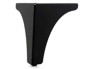 Опора Флоранс, регулируемая, 150мм, стальная, черный матовый