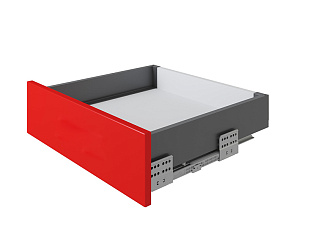 Комплект ящика с прямыми боковинами СТАРТ PUSH+SOFT стандартной высоты, 86мм, графит, SB38GRPH.1/450, Boyard