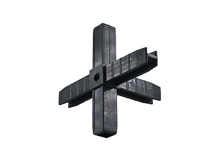 Уголок сборочный 5d с отверстием и резьбой M8, чёрный, Алюмформ