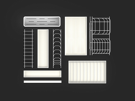 Сушилка выкатная Ф445, Дайнинг Агент 800 мм (модули: 2 с реш Б, с реш М), антрацит, дно антрацит, Art. 2395319846, Kessebohmer