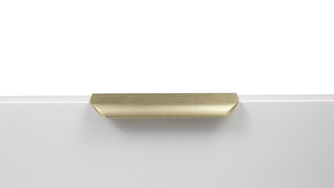 Ручка мебельная, торцевая MONTE RT110BSG.1/128/150, 128 / 150 мм, брашированное сатиновое золото, Boyard