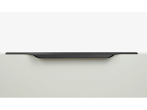 Ручка мебельная, торцевая TERA RT111BL.1/320/400, 320 / 400 мм, черный, Boyard