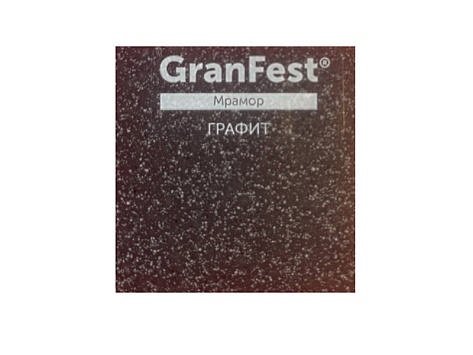 Мойка кухонная Granfest GF - LV-760K, 760x500x200мм, графит, искусственный камень, в комплекте