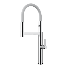 Смеситель Omoikiri Osaka-C-WH латунь/хром/белый