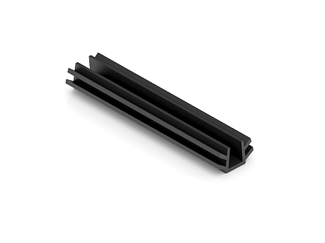 Aristo Уплотнитель П-образный, 4 мм, ёлочка чёрный (100 м), AA0084.VM100.BK000.RK