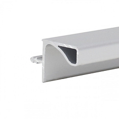 Ручка-профиль, Gola Premium для верхних модулей, 4,2 м, (для 16мм ДСП), серебро брашированное, Россия