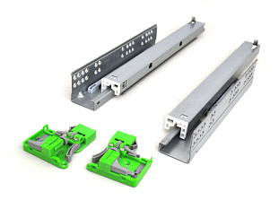 Скрытые направляющие SYNCHRO, 250мм Push to open, 2D регулировка, цинк, FGV