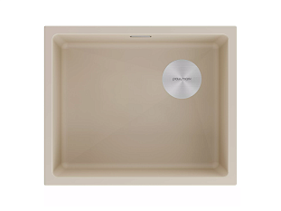 Мойка Paulmark гранит LUMI 55UNI-SKEW, латте, 555х440мм