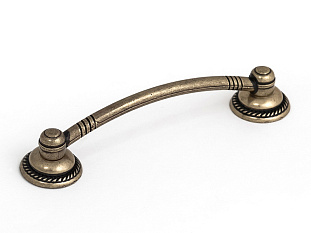 Ручка мебельная, скоба RS096AB.4/96, 96 мм, старинная латунь, Boyard