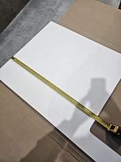 УЦЕНКА_Компакт-плита HPL Compact Белый CLEAN TOUCH 660х650х12мм, арт. СТ1, Sloplast